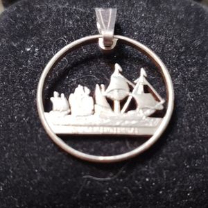 Coin Silver Pendant